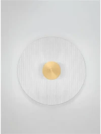 Aplică VETRIO LED 6 W, 220-240 V, 203 lm, 3000K, IP20, metal, sticlă și alamă 3