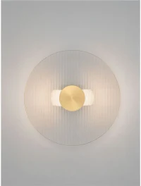 Aplică VETRIO LED 6 W, 220-240 V, 203 lm, 3000K, IP20, metal, sticlă și alamă 4
