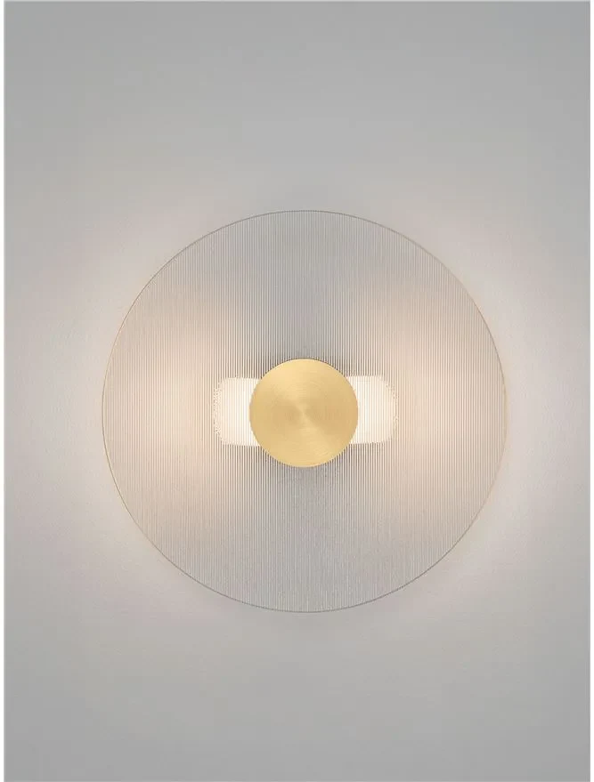 Aplică VETRIO LED 6 W, 220-240 V, 203 lm, 3000K, IP20, metal, sticlă și alamă 4