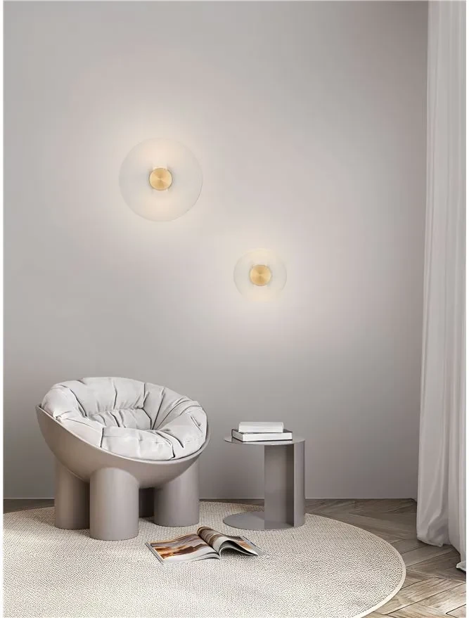 Aplică VETRIO LED 6 W, 220-240 V, 203 lm, 3000K, IP20, metal, sticlă și alamă 6