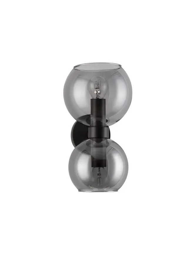 Aplică PALMER E14, 2x5 W, 230 V, IP20, metal și sticlă 2