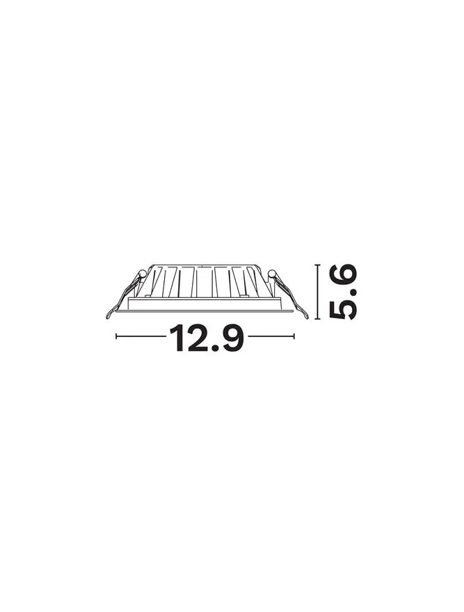 Spot Urby LED 9 W, 220-240 V, 606 lm, 3000K, IP20, UGR <19, CRI ≥90, aluminiu 3