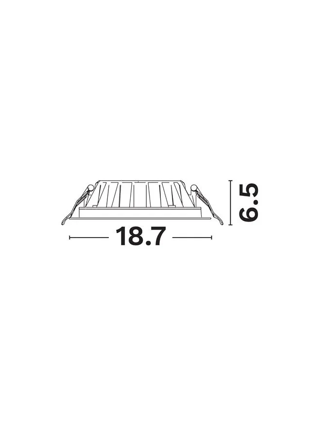 Spot Urby LED 24 W, 220-240 V, 1863 lm, 4000K, IP20, UGR <19, CRI ≥90, aluminiu 3