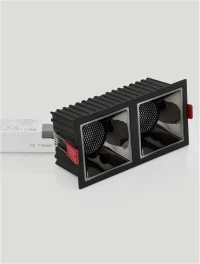 Spot Helio LED 25 W, 220-240 V, 1191 lm, 3000K, IP20, UGR <19, CRI ≥90, aluminiu