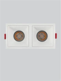 Spot Helio LED 25 W, 220-240 V, 1219 lm, 3000K, IP20, UGR <19, CRI ≥90, aluminiu 3