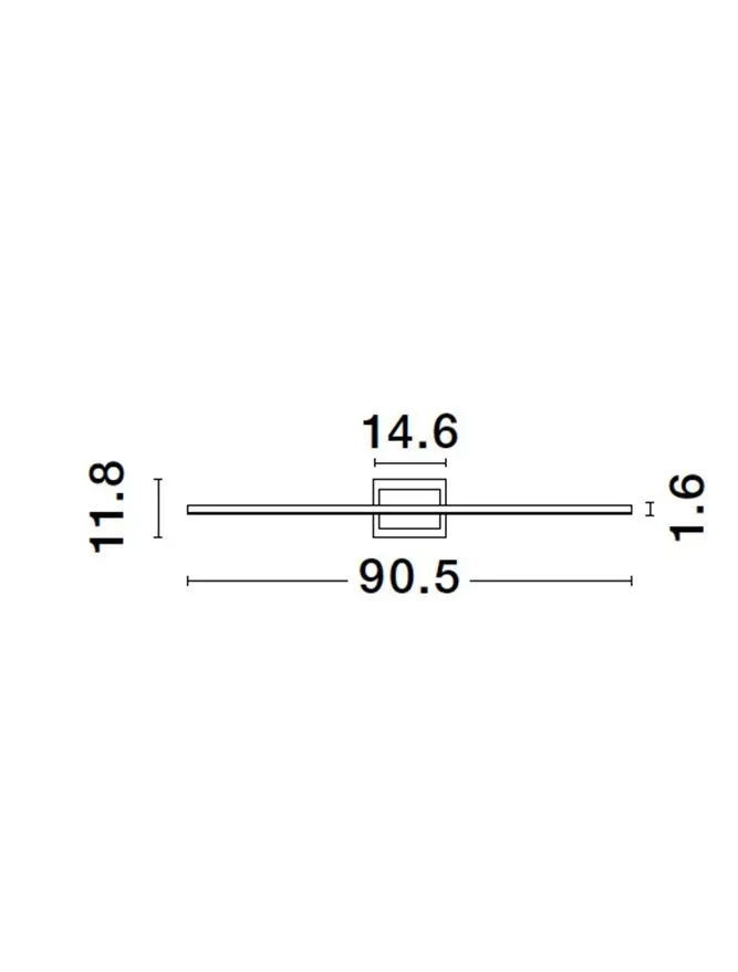 Aplică AZURE LED 21 W, 230 V, 1000 lm, 3000K, IP20, aluminiu și silicon 12