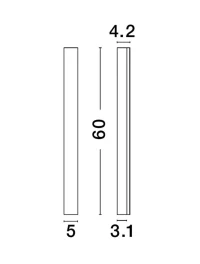 Aplică COLBY LED 21 W, 230 V, 1100 lm, 3000K, IP20, oțel și aluminiu 8