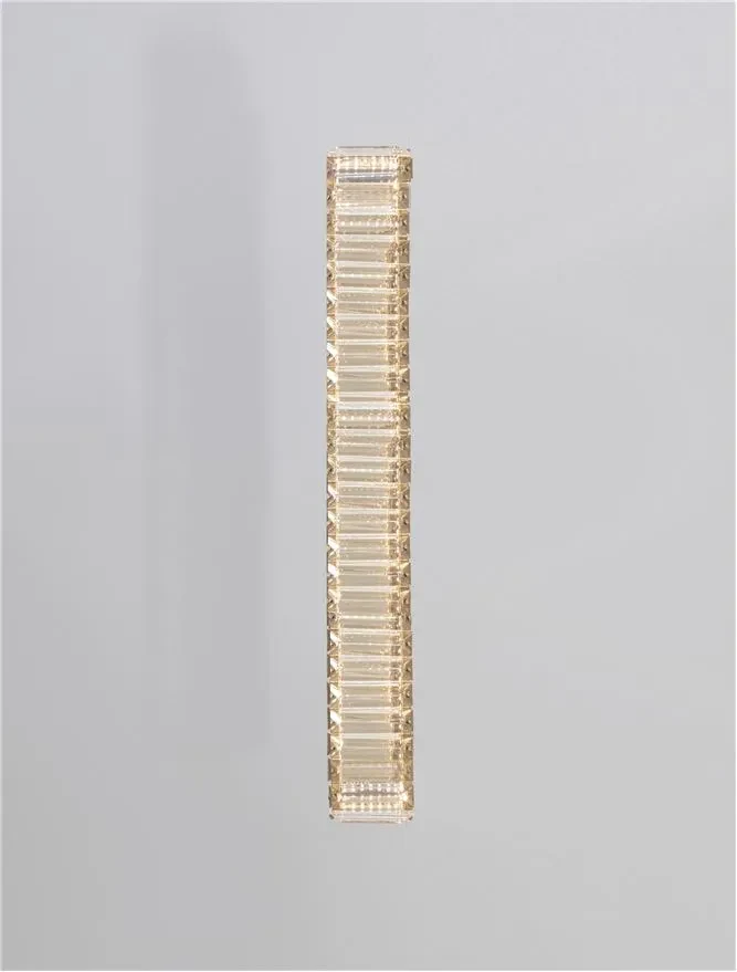 Aplică AURELIA LED 19 W, 230 V, 1428 lm, 3500K, IP20, cristal și metal 3
