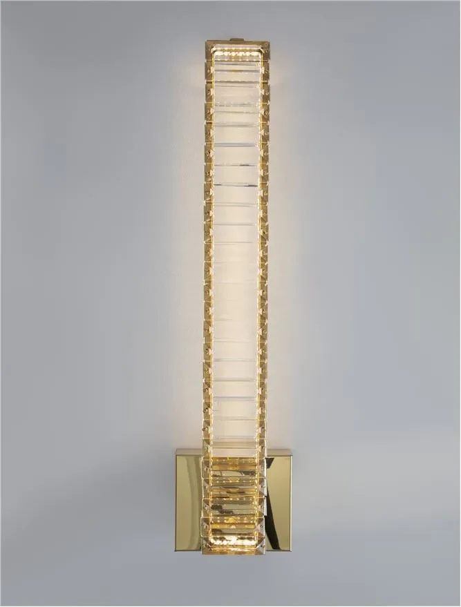 Aplică AURELIA LED 19 W, 230 V, 1707 lm, 3500K, IP20, cristal și metal 4
