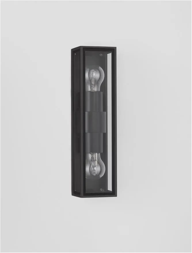 Aplică exterior REGINA E27, 2x12 W, 220-240 V, IP54, aluminiu și sticlă 3