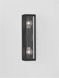 Aplică exterior REGINA E27, 2x12 W, 220-240 V, IP54, aluminiu și sticlă 4