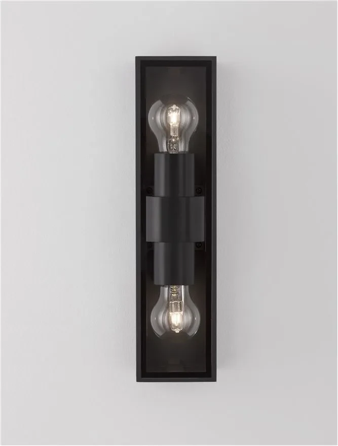 Aplică exterior REGINA E27, 2x12 W, 220-240 V, IP54, aluminiu și sticlă 6