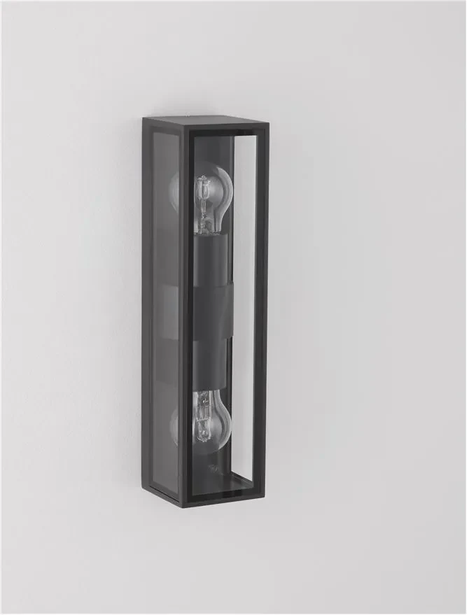 Aplică exterior REGINA E27, 2x12 W, 220-240 V, IP54, aluminiu și sticlă 7