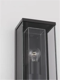 Aplică exterior REGINA E27, 1x12 W, 220-240 V, IP65, aluminiu și sticlă 6