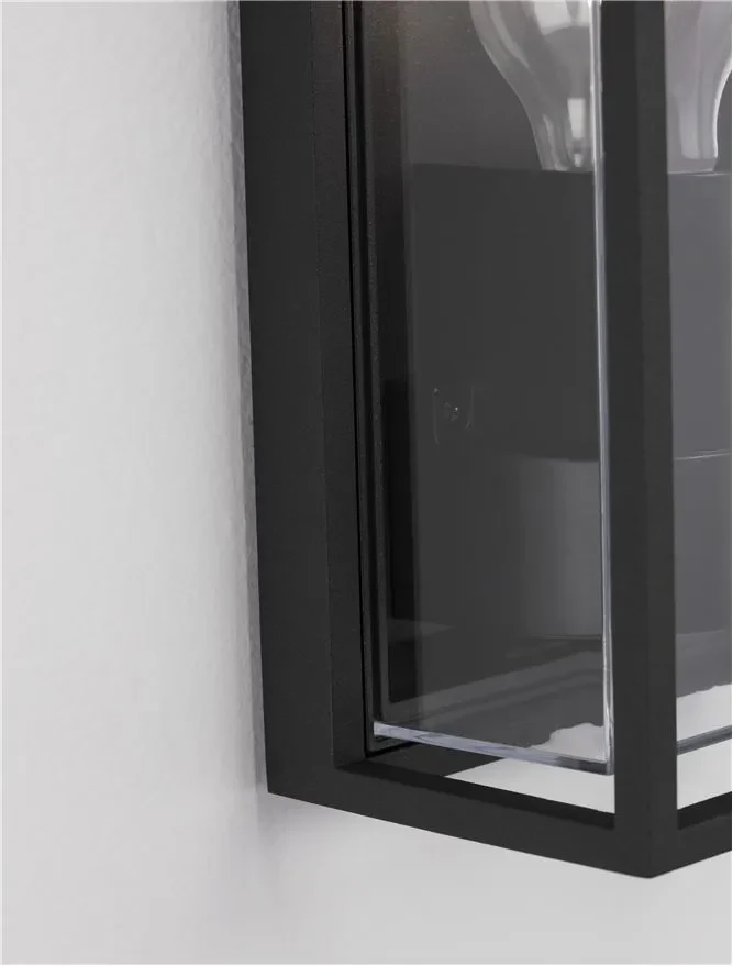 Aplică exterior REGINA E27, 1x12 W, 220-240 V, IP65, aluminiu și acril 11