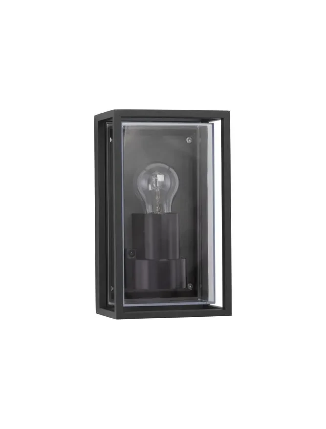 Aplică exterior REGINA E27, 1x12 W, 220-240 V, IP65, aluminiu și acril 2