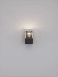 Aplică exterior SELENA E27, 1x12 W, 220-240 V, IP65, aluminiu și acril