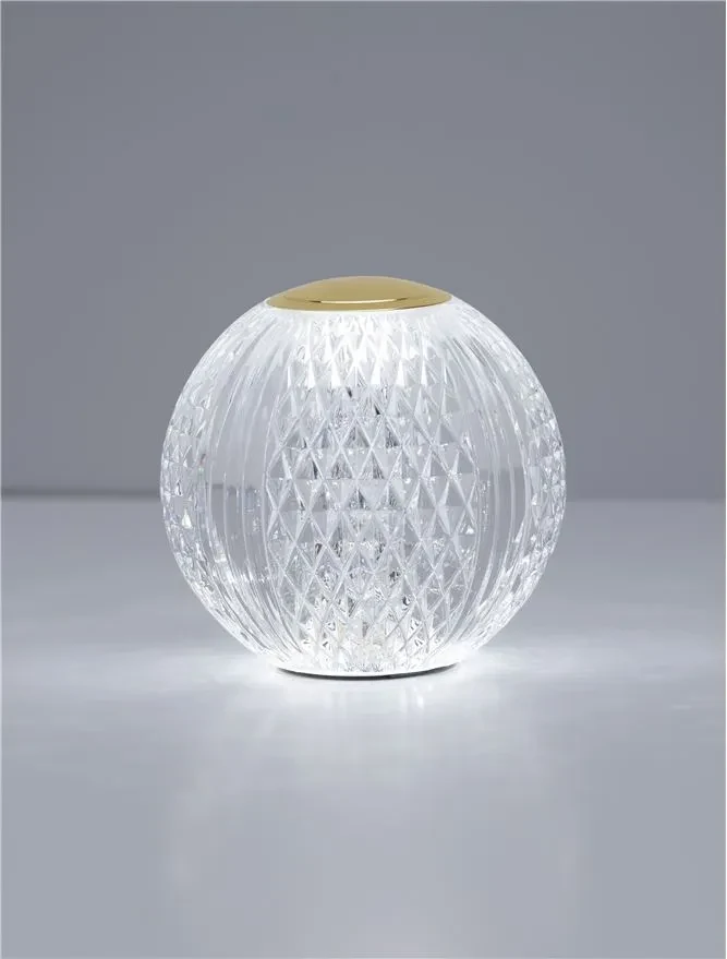 Veioză BRILLANTE LED 1.5 W, 3.7 V, 78 lm, 3200K, IP20, aluminiu și acril 3