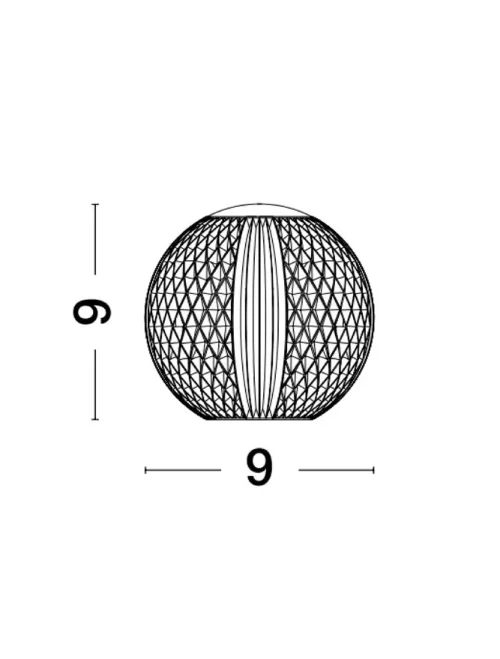 Veioză BRILLANTE LED 1.5 W, 3.7 V, 78 lm, 3200K, IP20, aluminiu și acril