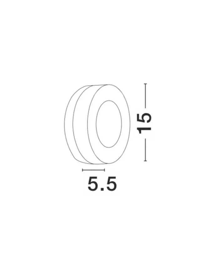 Aplică exterior TUNE LED 9 W, 100-240 V, 620 lm, 3000K, IP65, aluminiu și acril 2