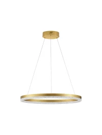 Suspensie ADRIA LED 32 W, 220 V, 3288 lm, 3000K, IP20, dimmabil Triac, aluminiu și alamă