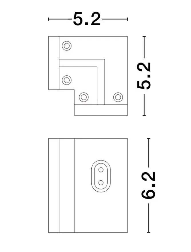 LINA IP20, aluminiu 3