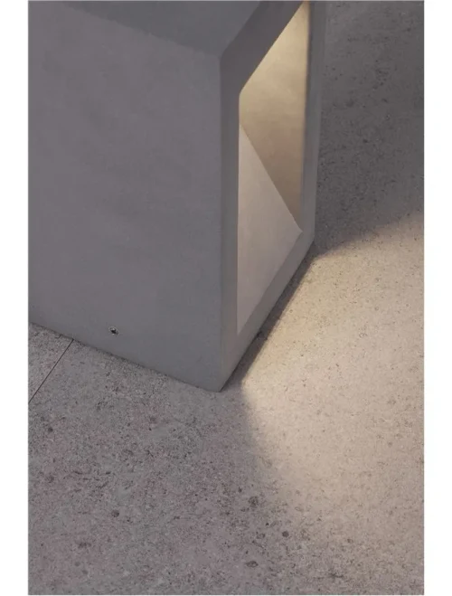 Stâlp BARCO LED 6 W, 120-230 V, 450 lm, 3000K, IP65, ciment și sticlă
