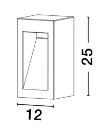 Stâlp BARCO LED 6 W, 120-230 V, 450 lm, 3000K, IP65, ciment și sticlă 4
