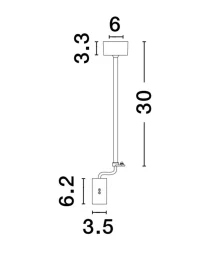 LINA IP20, aluminiu 3