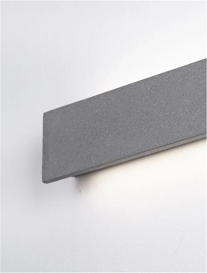 Aplică exterior LUNA LED 19 W, 100-265 V, 1191 lm, 3000K, IP65, ciment 6