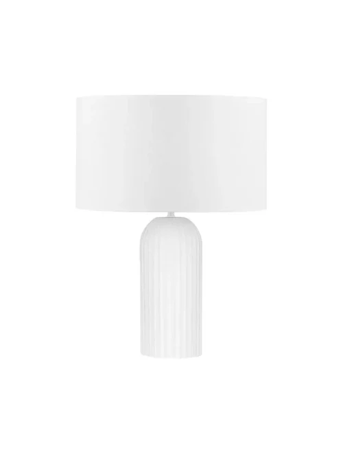 Veioză AMMOS E27, 1x12 W, 100-240 V, gips și textil