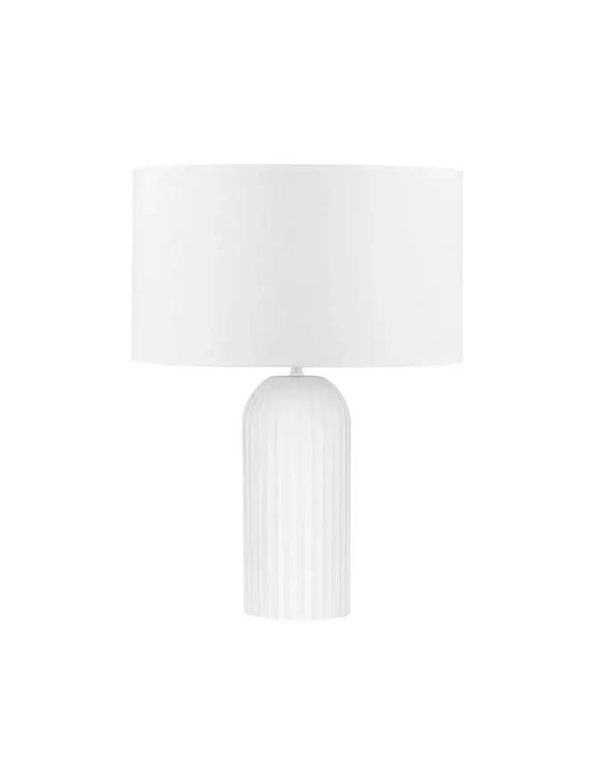 Veioză AMMOS E27, 1x12 W, 100-240 V, gips și textil 2