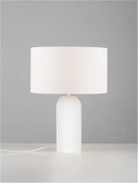 Veioză AMMOS E27, 1x12 W, 100-240 V, gips și textil 4