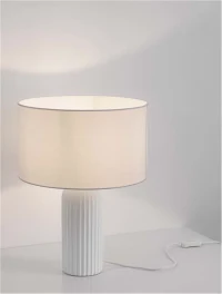 Veioză AMMOS E27, 1x12 W, 100-240 V, gips și textil 5