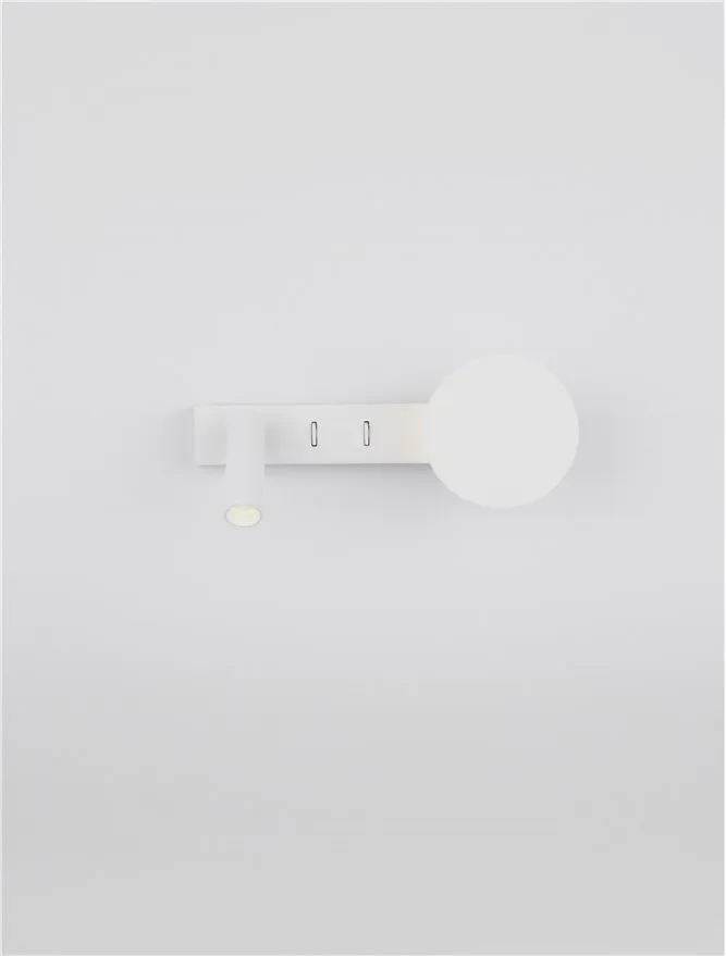 Aplică NOIMA LED 9 W, 220-240 V, 543 lm, 3000K, IP20, aluminiu și oțel 7