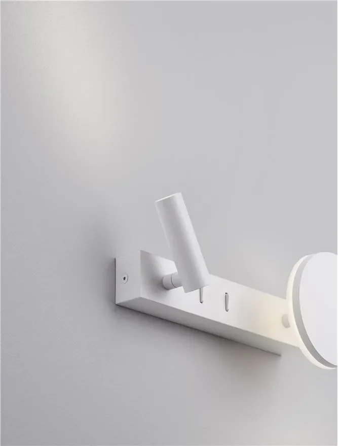 Aplică NOIMA LED 9 W, 220-240 V, 543 lm, 3000K, IP20, aluminiu și oțel 8