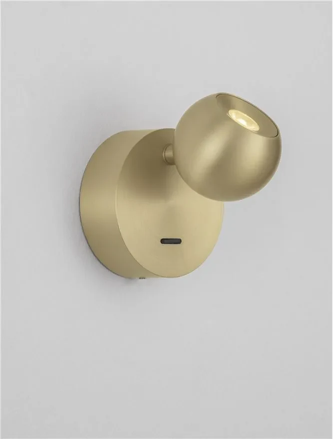 Aplică SFERA LED 6 W, 220-240 V, 576 lm, 3000K, IP20, oțel 8