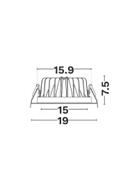 Spot Spark LED 25 W, 220-240 V, 2760 lm, 4000K, IP54, CRI ≥90, aluminiu 4