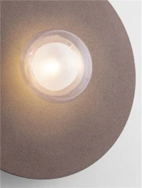Aplică VRAHOS G9, 1x5 W, 100-240 V, IP20, beton și sticlă 6