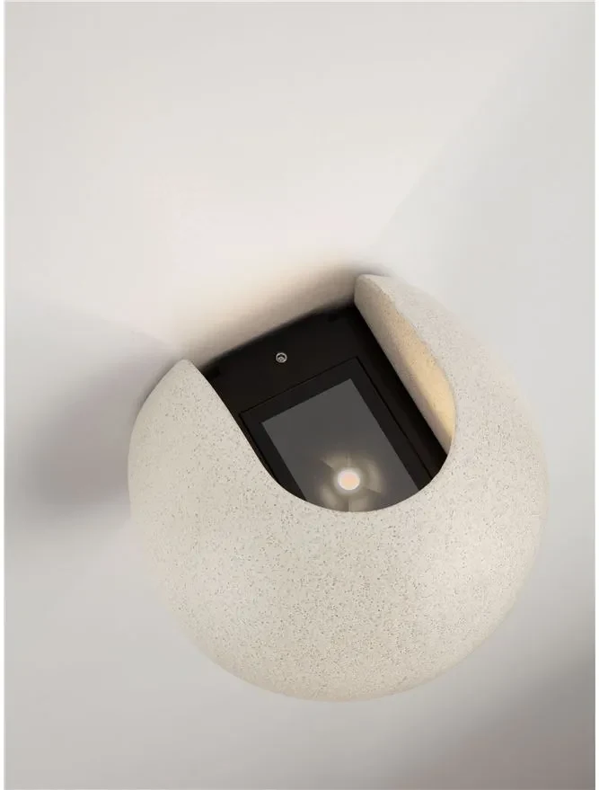 Aplică exterior SIMENTI LED 13 W, 220-240 V, 612 lm, 3000K, IP65, ciment 7