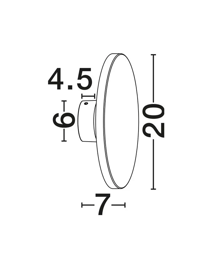Aplică exterior CERLER LED 7 W, 220-240 V, 516 lm, 3000K, IP65, ciment 9