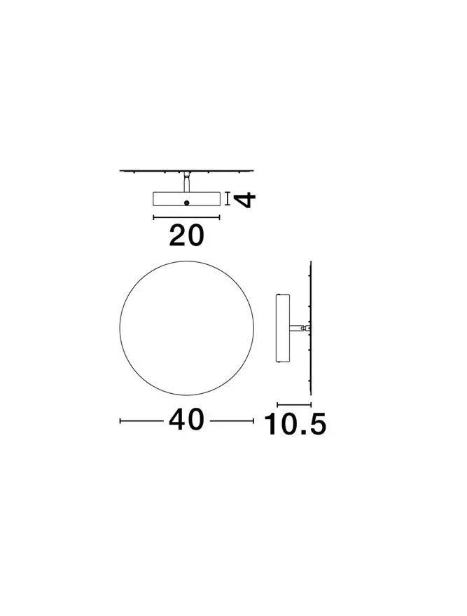 Aplică ALIDA LED 42 W, 220-240 V, 2100 lm, 2700K, IP20, dimmabil Triac, oțel inoxidabil, acril și oțel 7