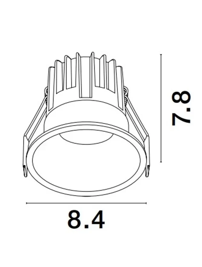Spot LUELA LED 13 W, 220-240 V, 967 lm, 3000K, IP20, UGR <19, CRI ≥90 4