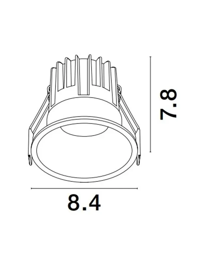 Spot LUELA LED 13 W, 220-240 V, 1172 lm, 2700K, IP20, UGR <19, CRI ≥90 2