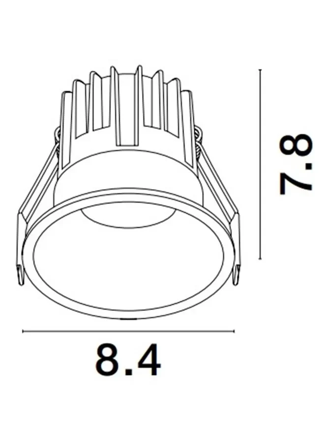Spot LUELA LED 13 W, 220-240 V, 1059 lm, 4000K, IP20, UGR <19, CRI ≥90 3