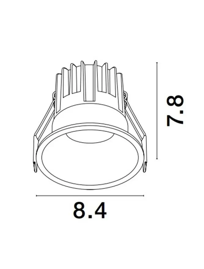 Spot LUELA LED 13 W, 220-240 V, 1172 lm, 2700K, IP20, UGR <19, CRI ≥90 3