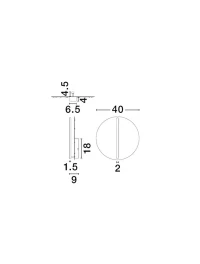 Aplică NALU LED 28 W, 220-240 V, 1680 lm, 3000K, IP20, dimmabil Triac, aluminiu, silicon și oțel 6