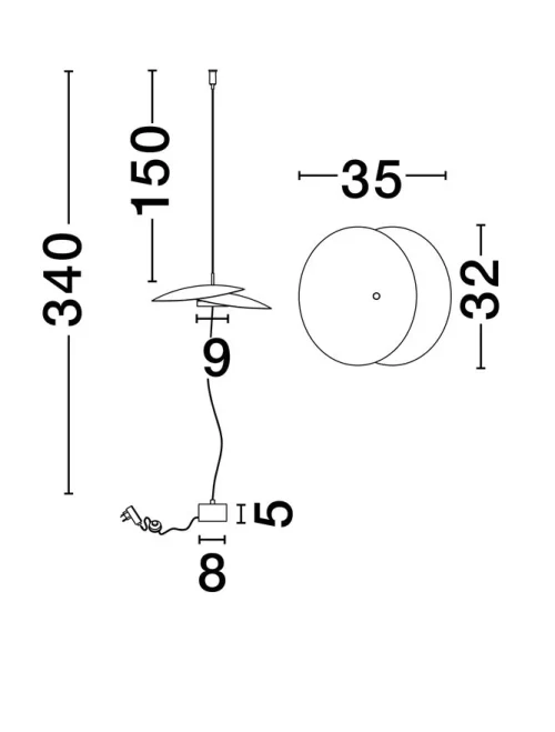 Lampadar OLEA LED 16 W, 220-240 V, 518 lm, 3000K, IP20, aluminiu