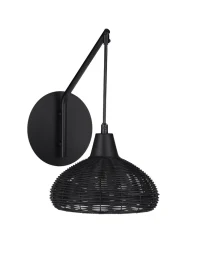 Aplică FADO E27, 1x12 W, 230 V, IP20, ratan 2