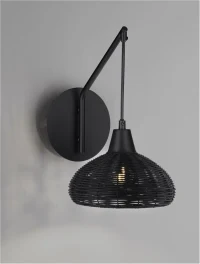 Aplică FADO E27, 1x12 W, 230 V, IP20, ratan 3